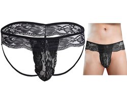 Seksuele Jockstrap Tanga voor Heren - Ademend Kant Ondergoed
