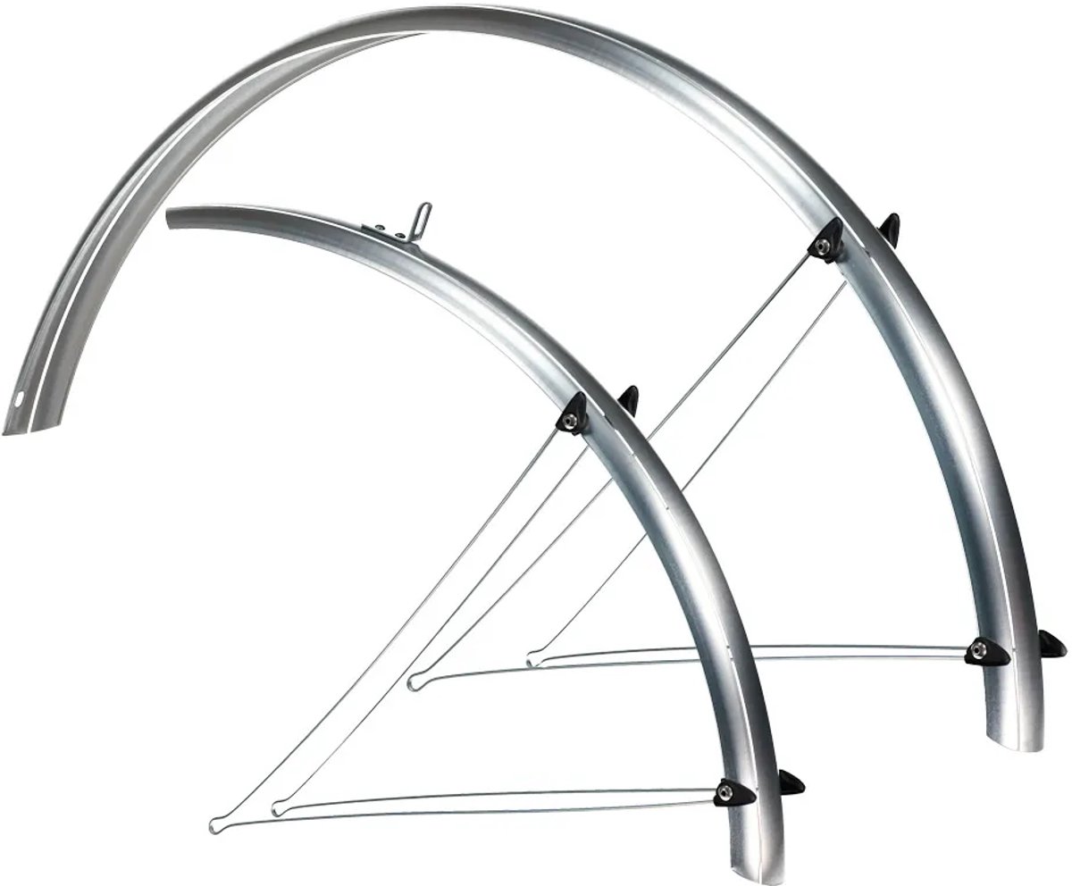 Bonin 48 Mm Spatbordset Zilver 700 - 28´´