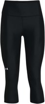 Under Armour Tech Hi Capri-BLK Dames Sportbroek - Zwart - Wit