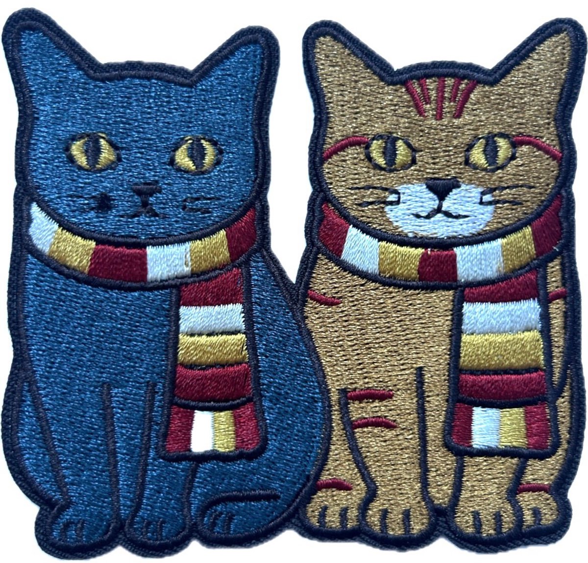 Twee katten embleem