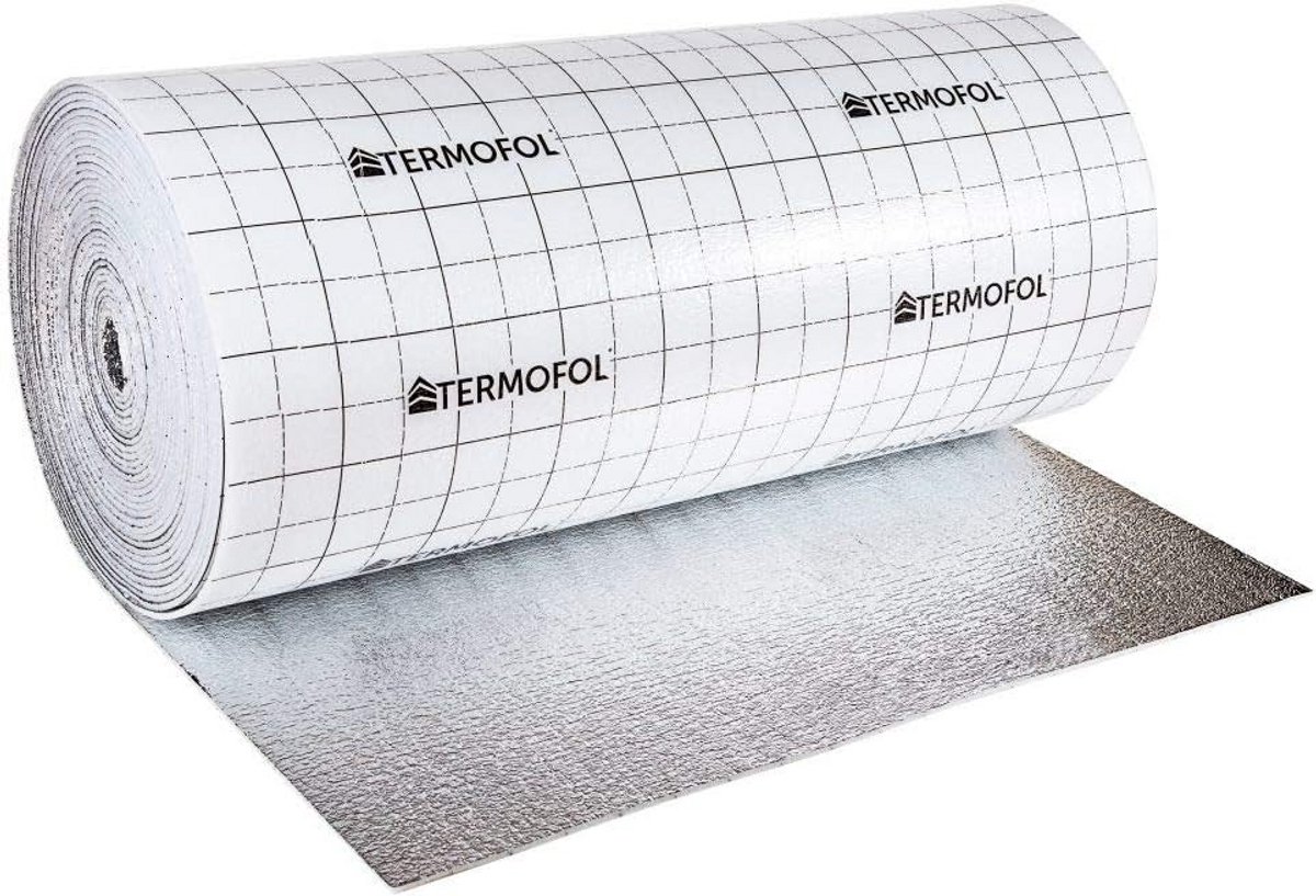 Reflecterende Vloerisolatie met Warmtebarrière voor Vloerverwarming (6mm, 50m)