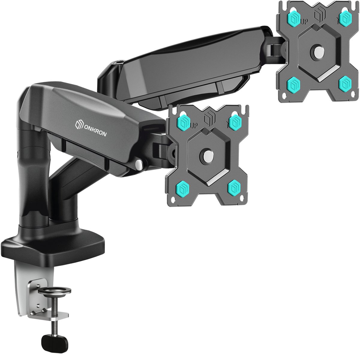 ONKRON - G160-B - Dubbele Monitorhouder - 13-32 inch - Gasveer