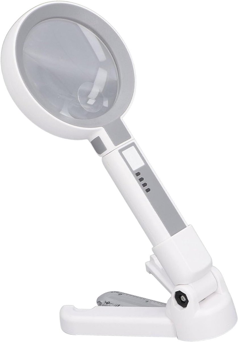 Handloep met Licht - Vergrootglas - Lezen en Hobby - Opvouwbare Standaard - 5x 11x Vergroting