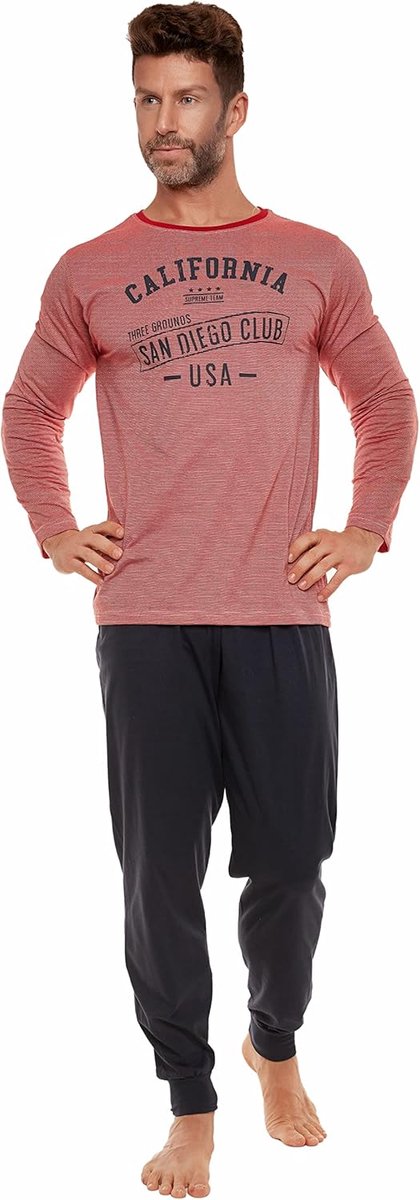 Heren Pyjama Shorty - Nachtkleding Set - Comfortabel Ontspannen - Zachte Katoen Mix - EU Gemaakt - Diverse Modellen