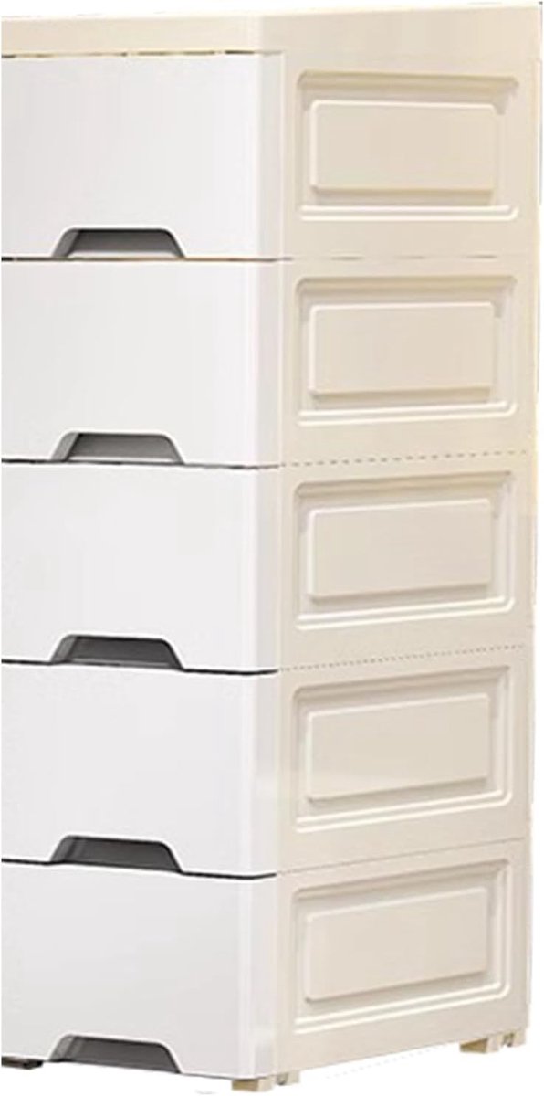 Keukenopslag Toren - Verticale Kast - Ruimte Organiseren - 5 Laags Indeling - 80x30x14cm