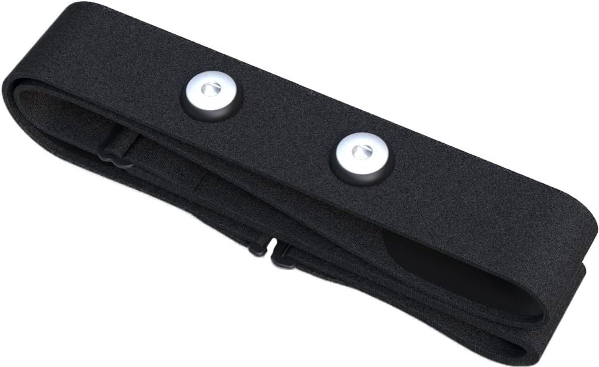—(a)—Hartslagmeter Borstband - HR Sensor Riem - Sport Training - Brede Compatibiliteit - Verstelbaar 60-100cm - Zwart