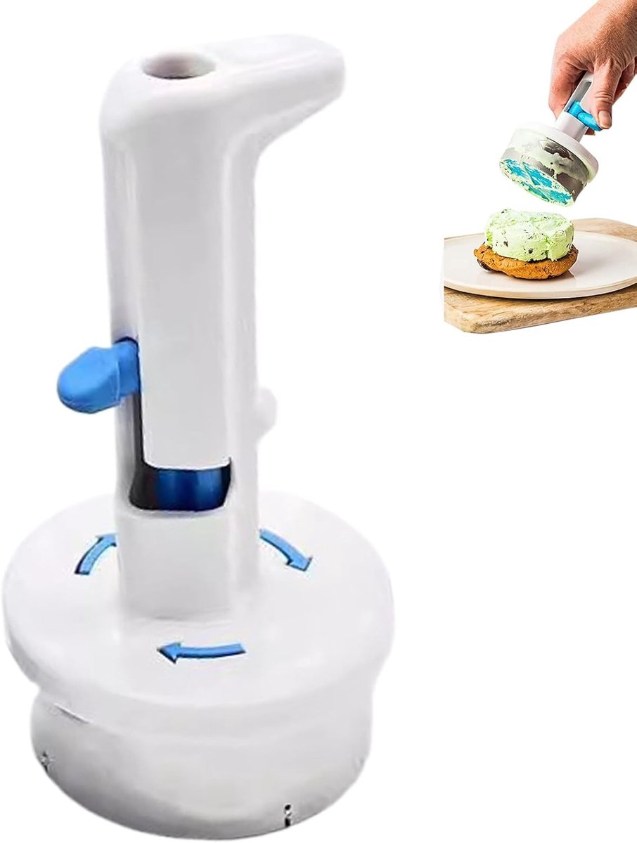 IJs Schep - Dessert Maker - IJs Burgers Maken - Non-stick Ontwerp - 8.5x8.5x16.5cm