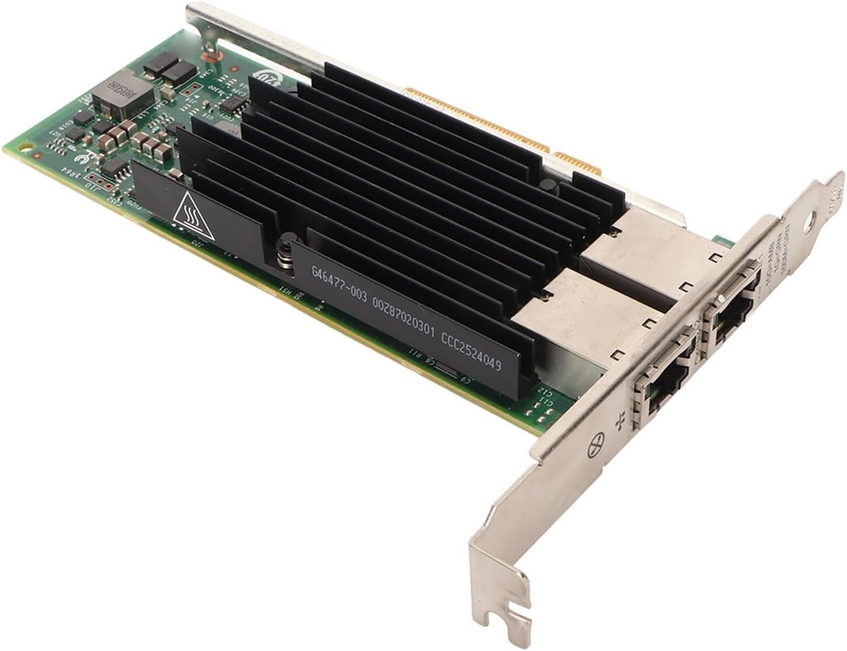 Netwerkkaart - Gigabit Ethernet - Snelle Data Overdracht - Dubbele RJ45 Poort - PCIe Interface