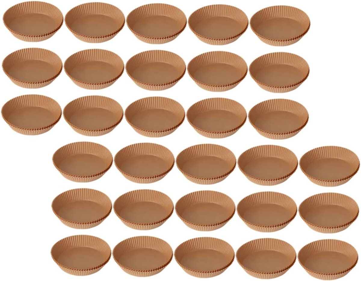 Airfryer Bakpapier - Ronde Liners - Bakken en Braden - 100 Stuks - 24x20CM