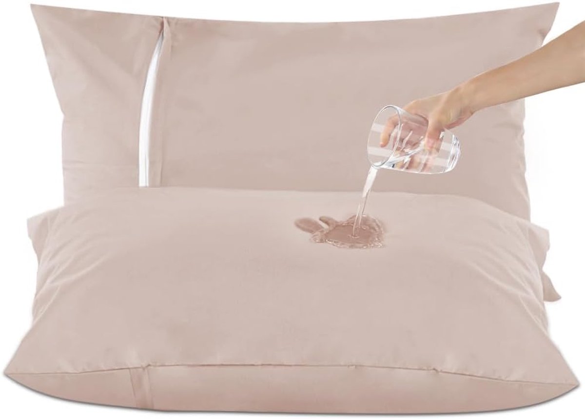 Waterdichte Kussenslopen - Beschermhoezen - Bed Bescherming - Stil Ademend Materiaal - 50x