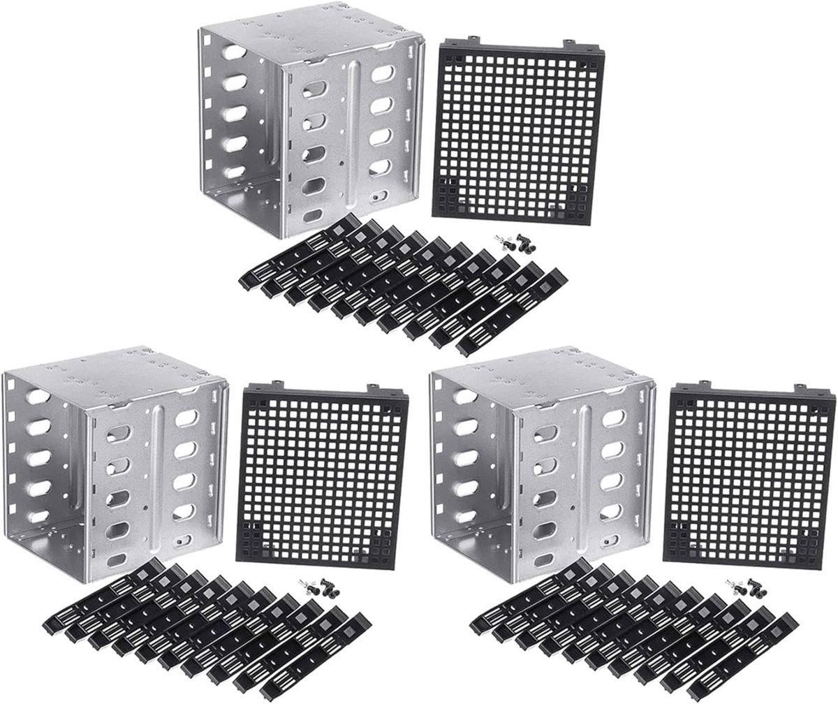 Harde Schijf Caddy - Schijf Houder - Opslag Uitbreiding - 5x 3.5 inch - 16 x 14 x 42 cm