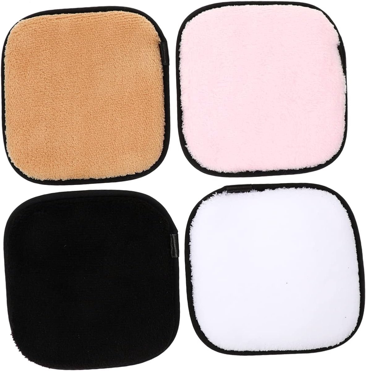 Gezichtsreiniging Sponsjes - Make-up Verwijder Puffs - Effectieve Reiniging - Zachte Huid Exfoliatie - 12x12cm - Diverse Kleuren