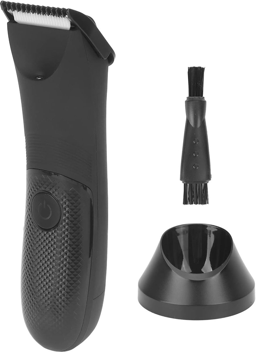 Waterdichte Elektrische Lichaamshaartrimmer voor Mannen - Heren Scheerapparaat voor Intieme Zorg & Bodygrooming