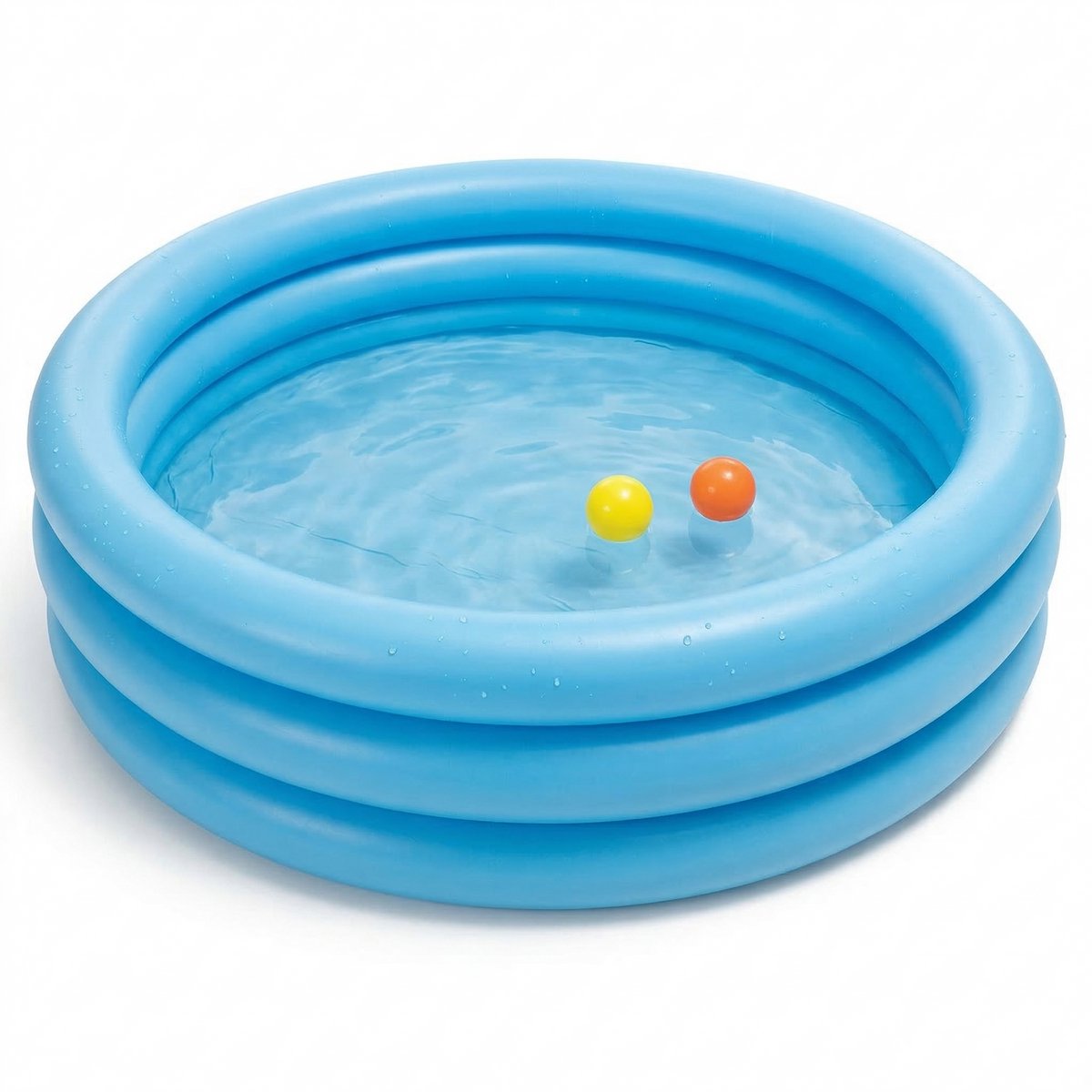 Lomera Opblaaszwembad - Kinderzwembad - Kinderbad - Opblaasbaar Zwembad - Opblaasbadje - Kinderbadje - Baby Zwembad - Baby Badje - Peuter Zwembad - Peuterbadje - 3 Ring Zwembad - Opblaaszwembad Rond