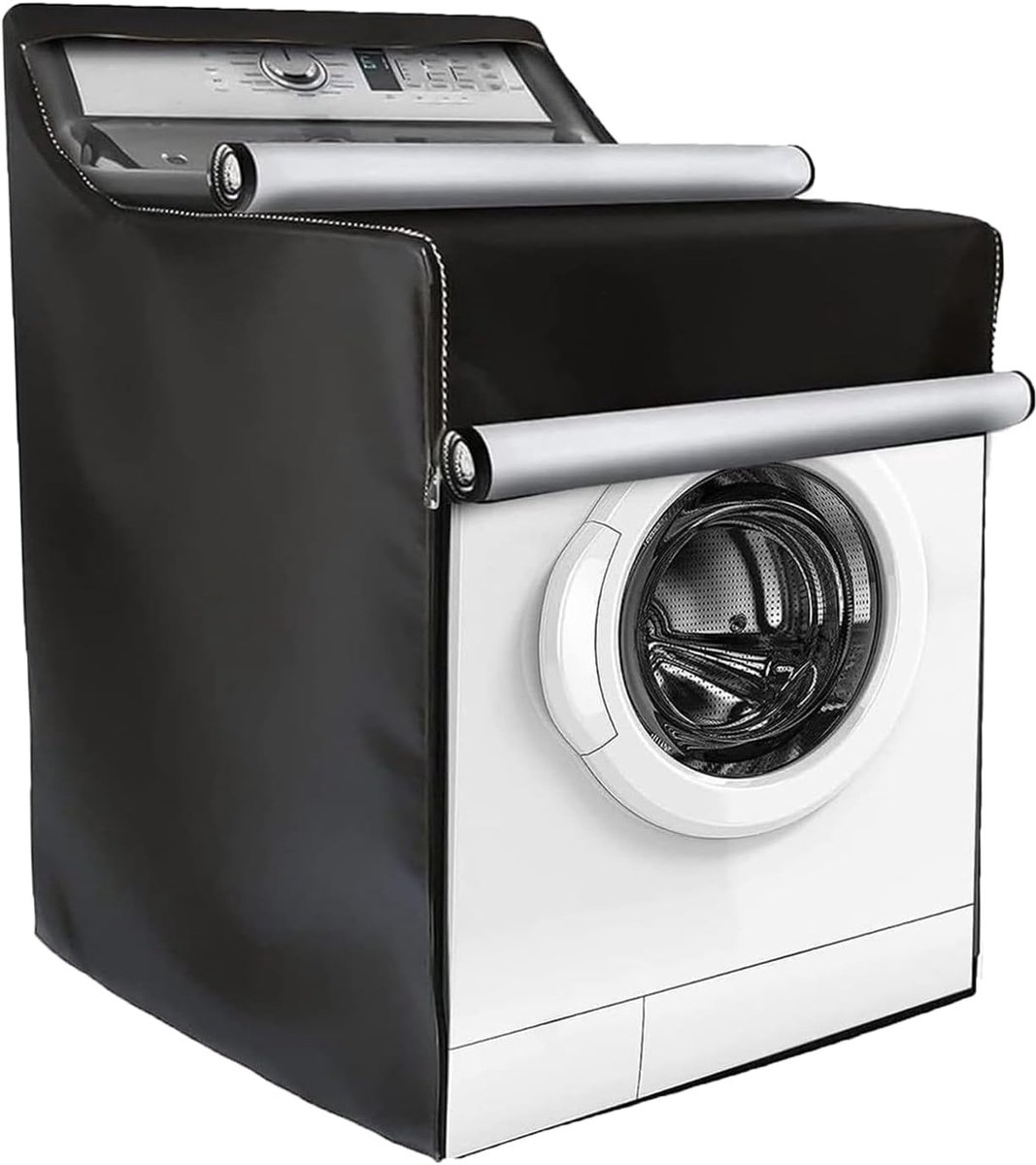 Wasmachine Droger Hoes Apparaat Beschermer Stofvrij Houden Waterdicht Oxford Materiaal 110x75x73cm