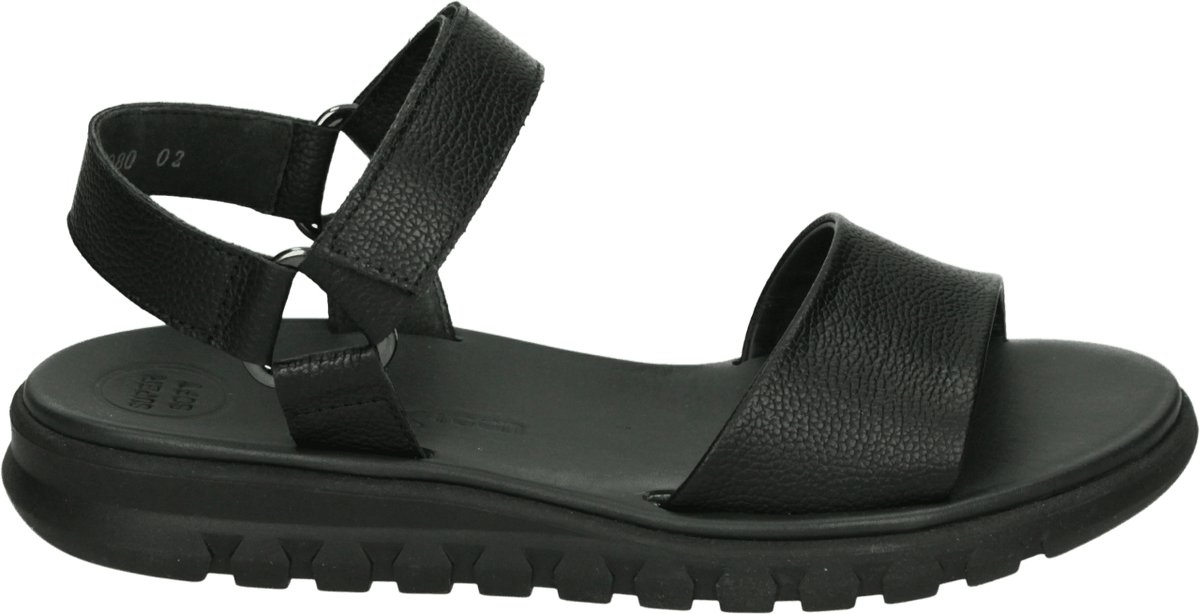 Paul 6219 Platte sandalenDames Sandalen Zwart