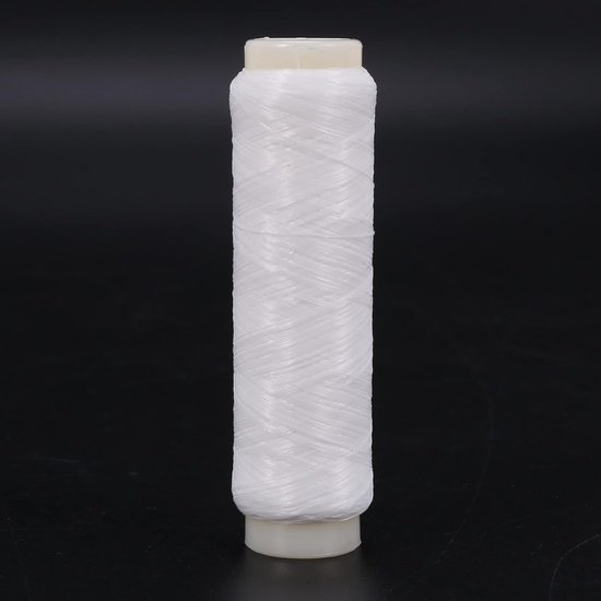 Vislijn Elastisch - Sterke Lijn - Vissen - Onzichtbaar Materiaal - 200m 0.2mm - Wit — afbeelding 2