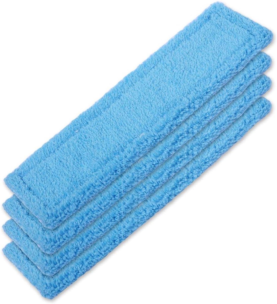 Microvezel Wisserovertrekken - Wisser Doeken - Ramen Schoonmaken - Set van 4 - Blauw