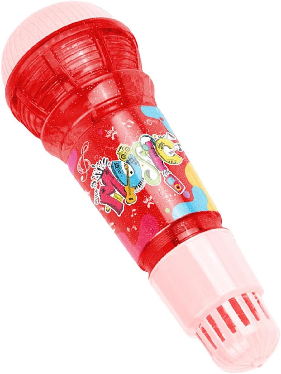 Kinderen Echo Microfoon - Speelgoed Versterker - Zingen Optreden - Kinderveilig ABS - 24cm Lang