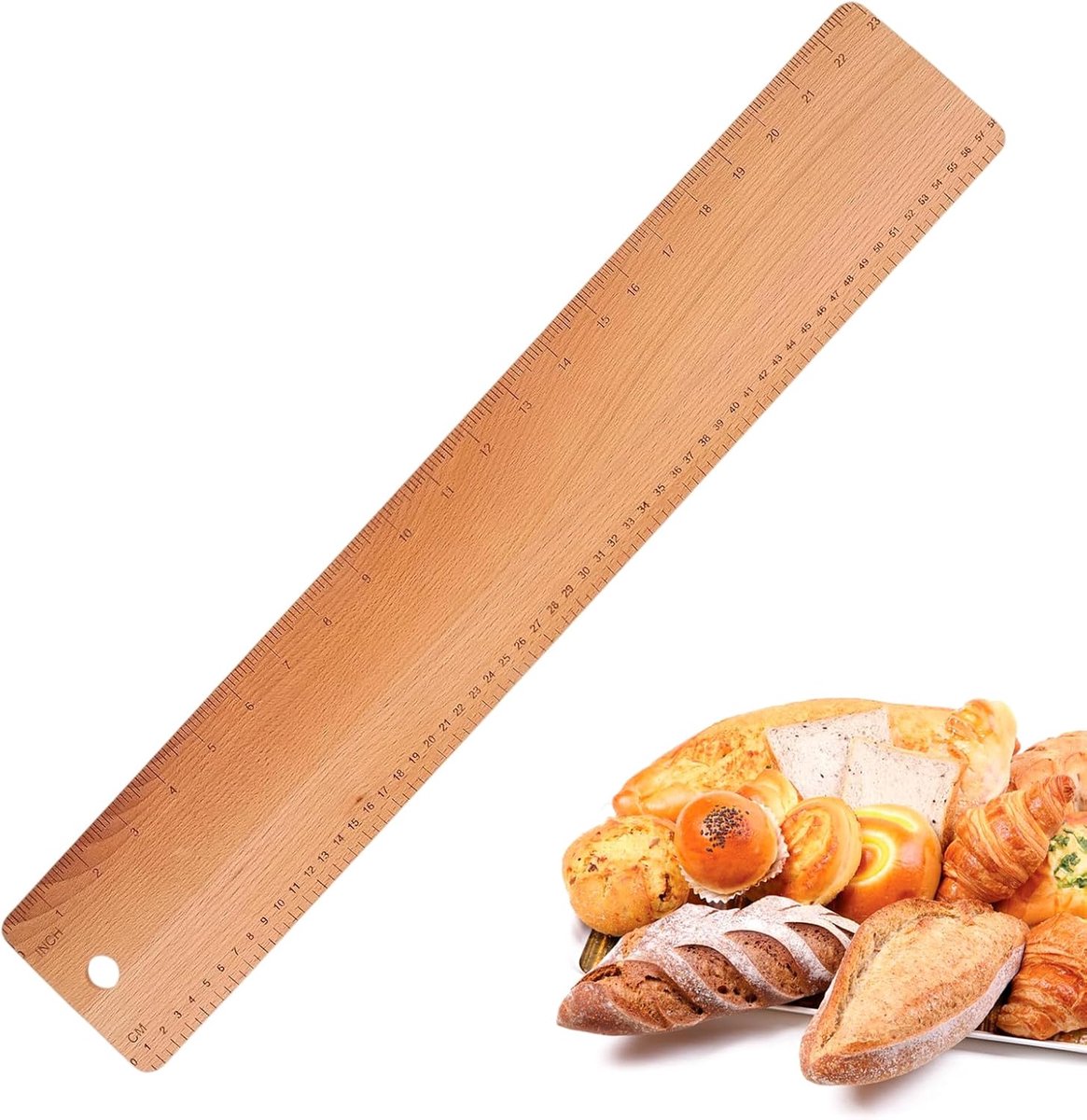 Brood Transfer Plank - Deeg Schep - Zelf Brood Bakken - Met Meetbak - 58 cm