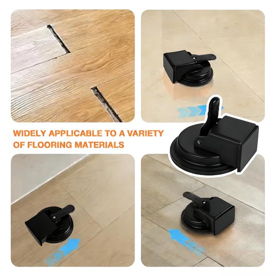 Vloer Reparatie Gereedschap - Laminaat Fixer - Gaten Dichten - Sterke Zuignap - 118 mm Zuigdiameter - Zwart — afbeelding 3
