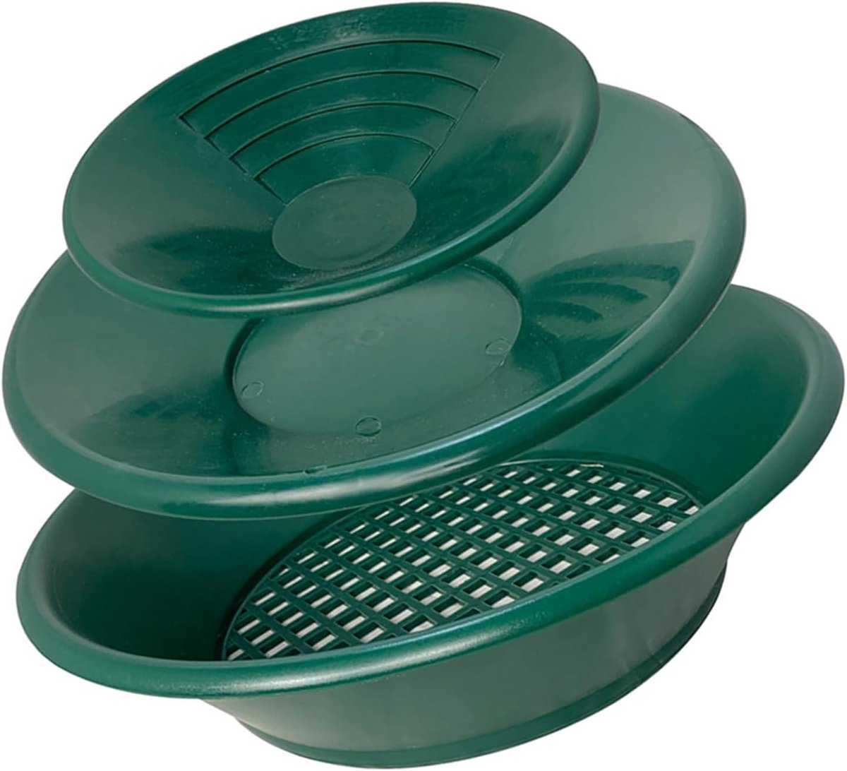 Goud Was Set - Goud Pannen - Goud Winning - Handmatige Tool - 3 Stuks - Groen