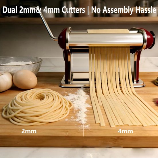 Pasta Machine - Pasta Maker - Pasta Tool - deeg verwerking systeem van Merkloos — afbeelding 5