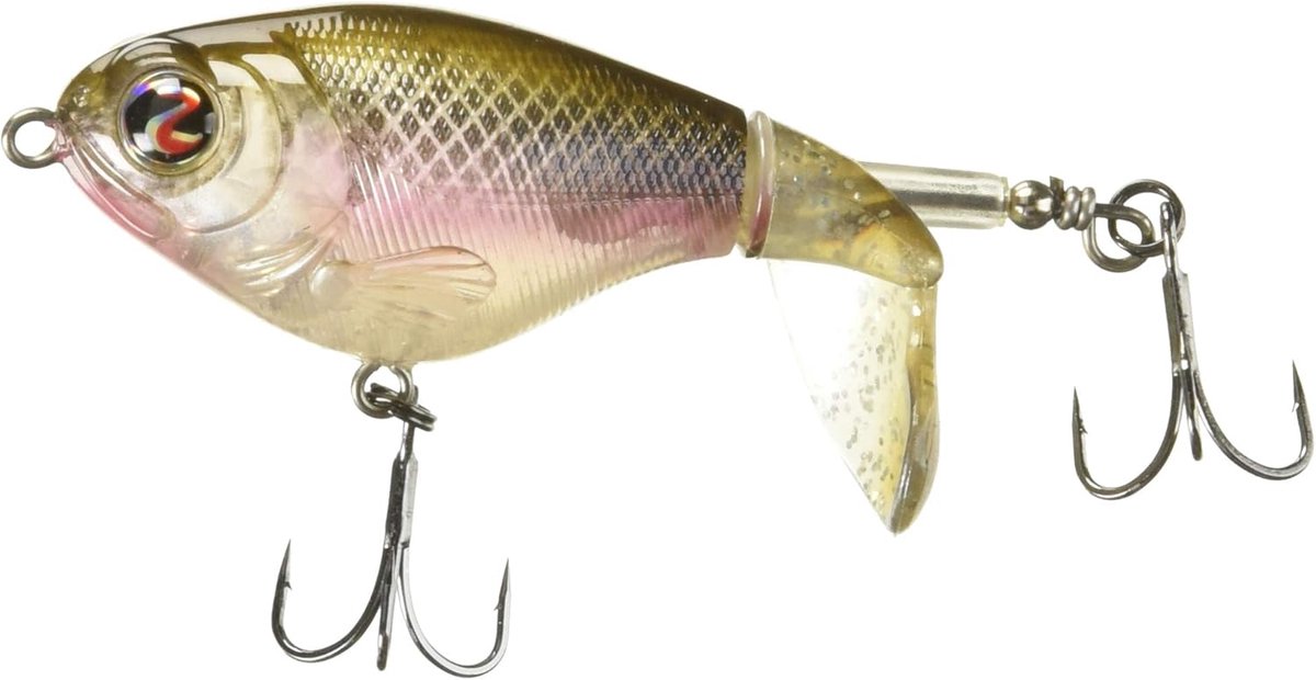Oppervlakte Kunstaas - Zwemmend Lokaas - Vissen - Dubbele Plopper Bladen - 75 cm - Munky Ass