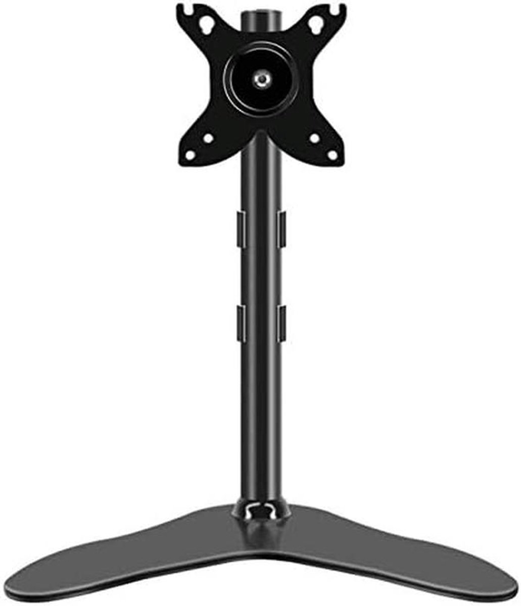 Monitor Standaard - Verstelbaar Bureau - Ergonomisch Werken - Lichtgewicht Aluminium - 173 Inch - Zwart