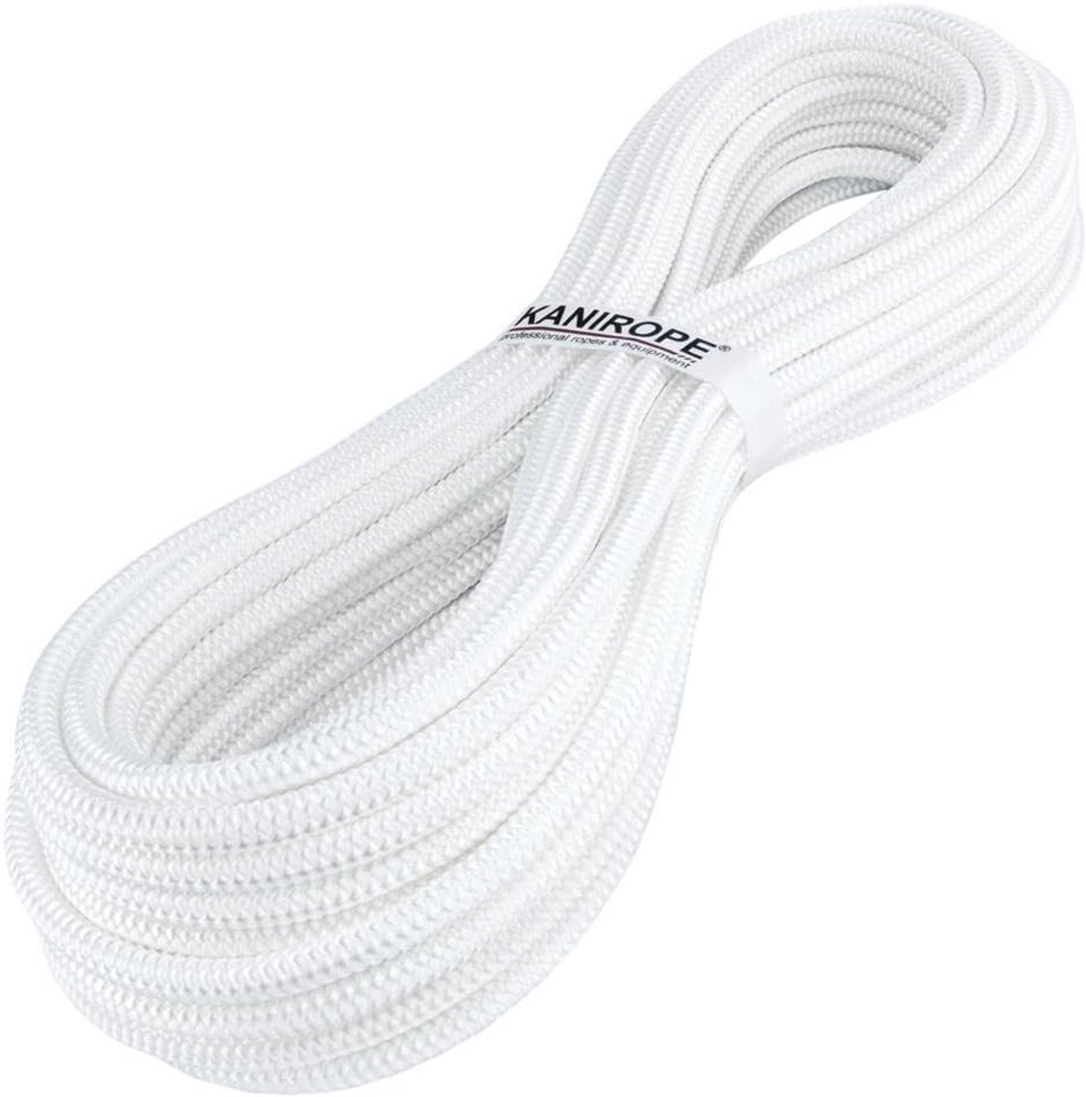 Gevlochten Nylon Touw - Polyamide Koord - Veelzijdig Bevestigen - Hoge Breekkracht - 6mm 50 Meter - Wit