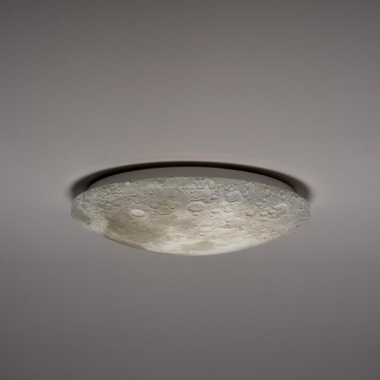 LED's Light Maan Plafondlamp voor de Slaapkamer - Dimbaar met afstandsbediening - 40 cm van LEDs Light — afbeelding 4