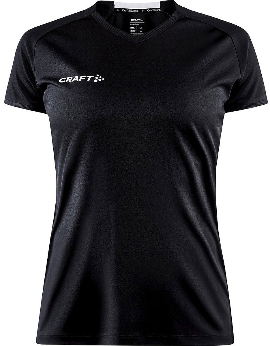 Craft Progress 2.0 Shirt Korte Mouw Dames - Zwart | Maat: L