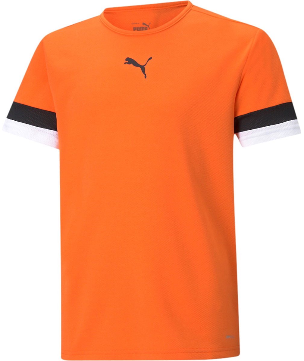 Puma Teamrise Shirt Korte Mouw Kinderen - Oranje | Maat: 176
