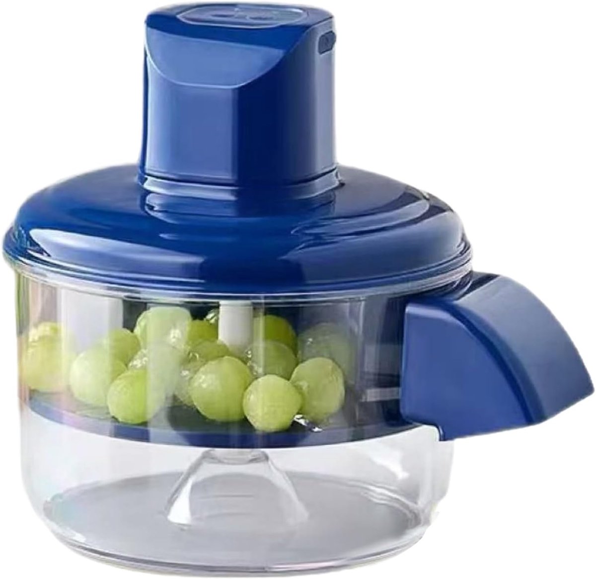 Fruit Schilmachine - Automatische Schiller - Efficiënt Schillen - Oplaadbaar - Geschikt voor Thuis, In De Keuken en Op De Camping - 50W - Blauw