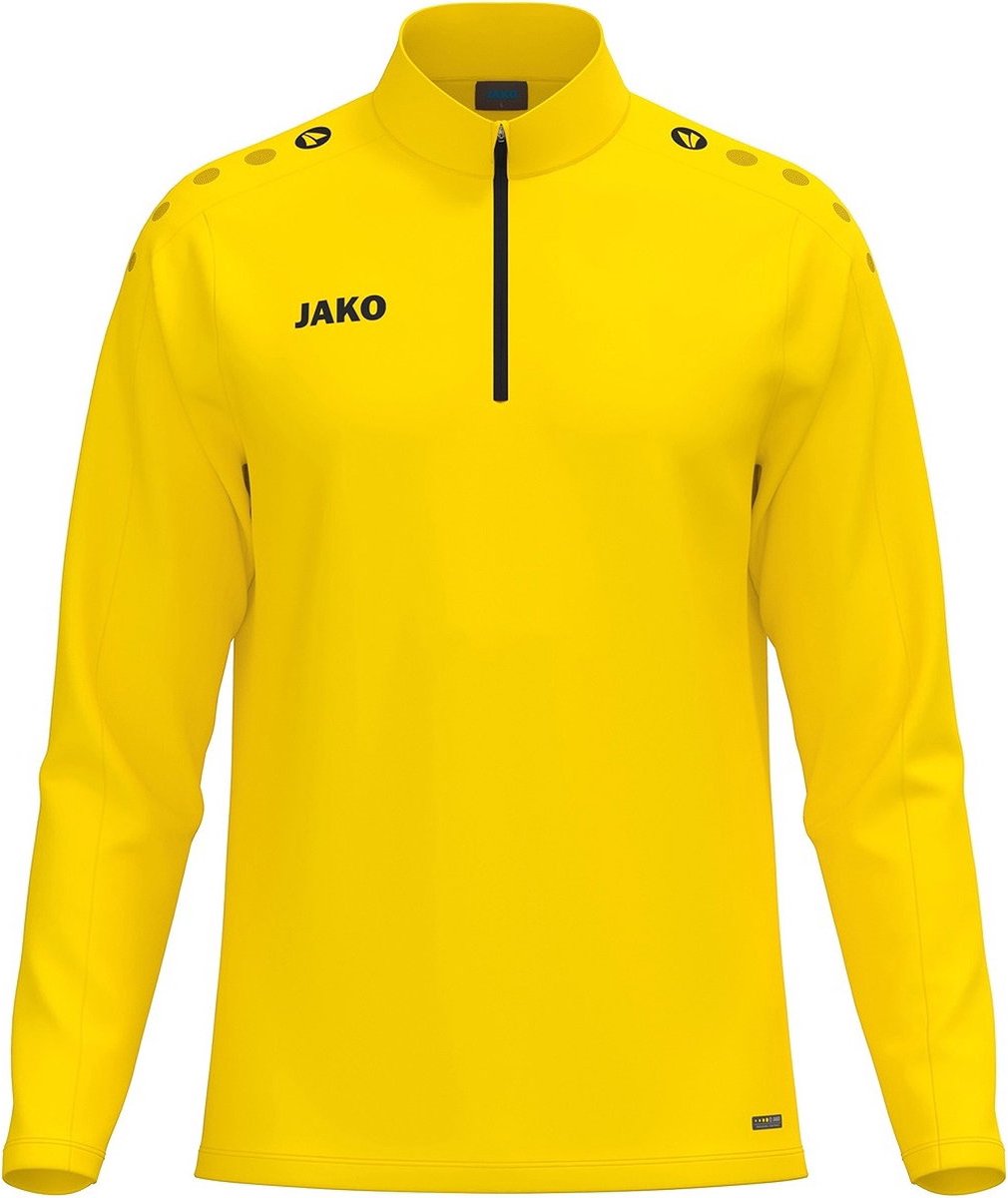 Jako One Ziptop Kinderen - Geel | Maat: 128