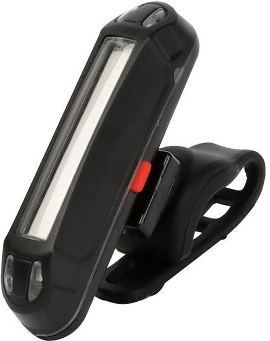Fiets achterlicht, LED opladen waarschuwing, fietsen uitrusting, flitser, lange balk achterlicht, USB， Nachtrijden lopen licht — afbeelding 2