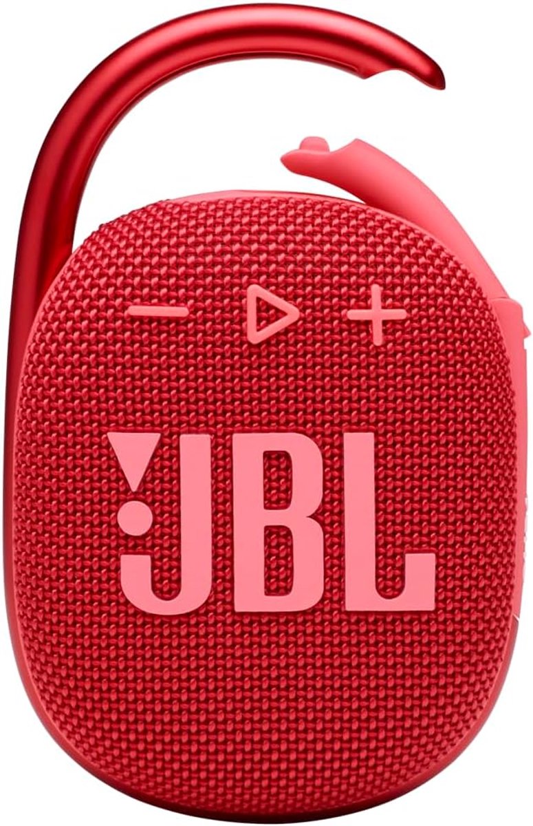 Draagbare Bluetooth Luidspreker - Mini Speaker - Muziek Luisteren Onderweg - Geïntegreerde Karabijnhaak - 10 Uur Speeltijd - Rood