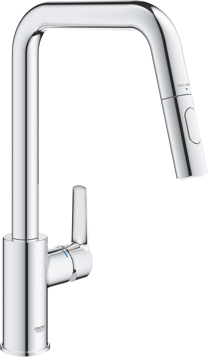 Keukenkraan Uittrekbare Douche - Mengraan Spoelbak - Efficiënt Afwassen - 360° Draaibaar -