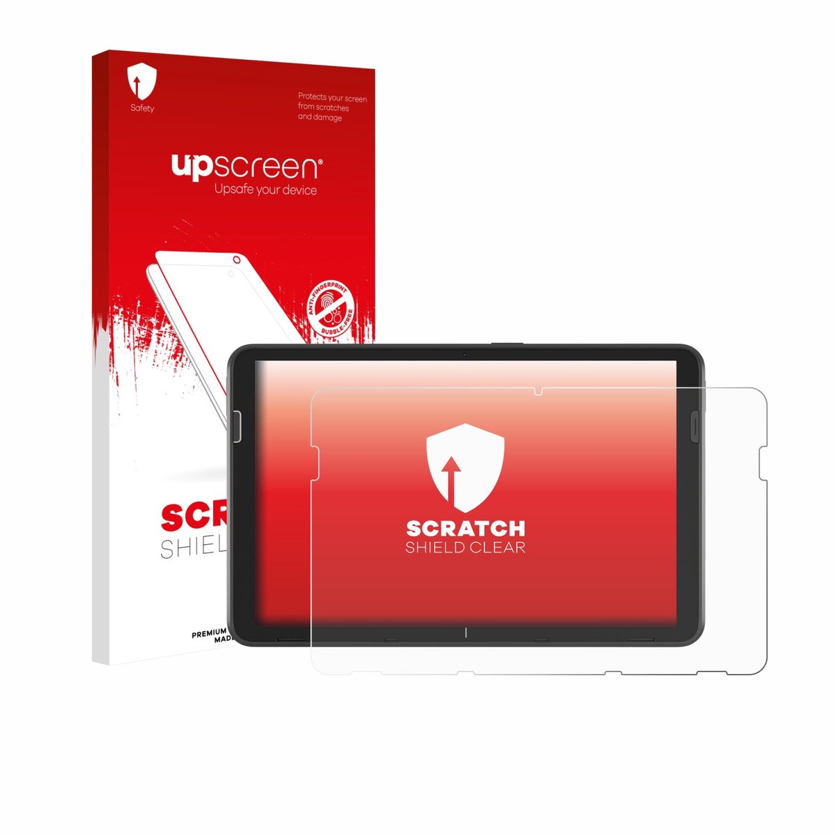 upscreen - Screenprotector voor Zebra ET401 10.1" - Folie Beschermfolie transparant