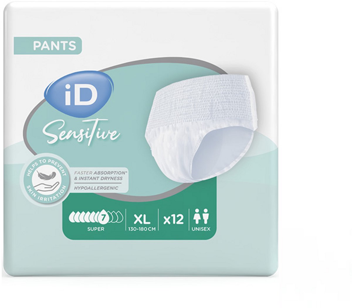 iD Sensitive Pants Super XL - 1 pak van 12 stuks