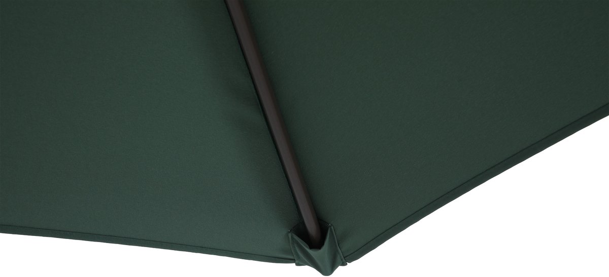 AXI Dion Zweefparasol Ø 300cm Eikenlook/groen – Gepoedercoat frame met kruisvoet – foto 8