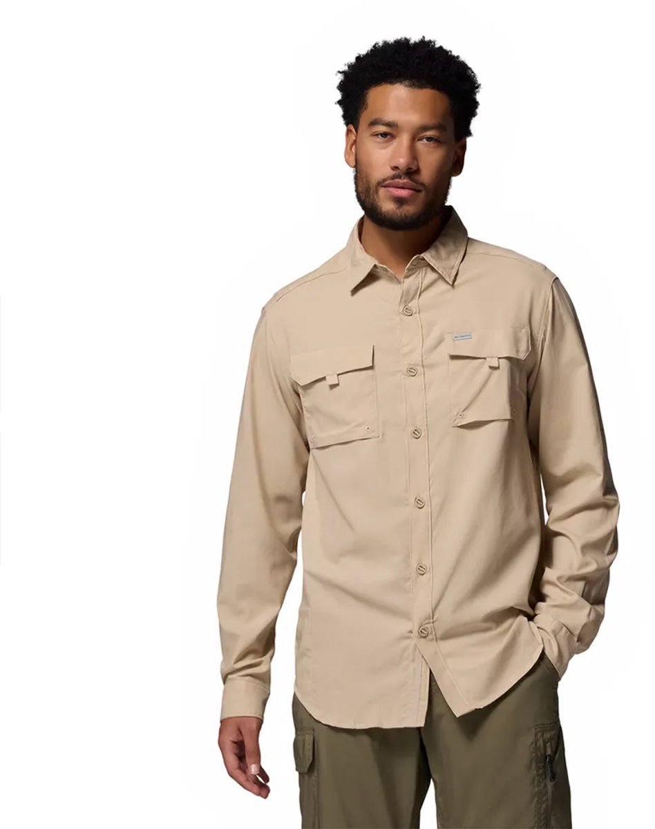 Columbia Silver Ridge™ Utility Ii T-shirt Met Lange Mouwen Beige XL Man