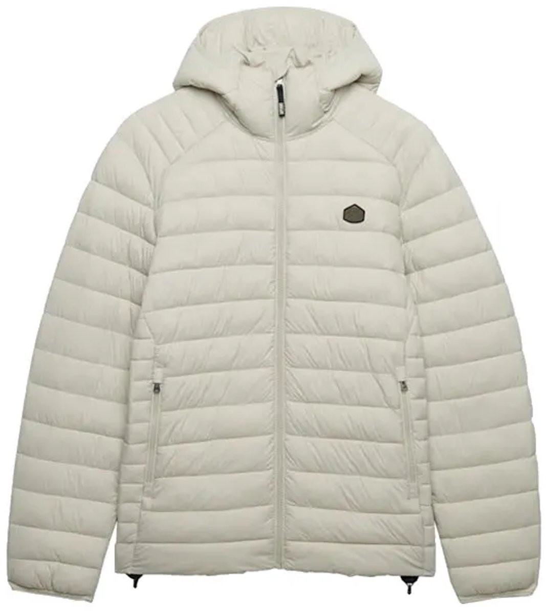 Superdry Hooded Fuji Lite Jas Heren Gewatteerde jassen Beige
