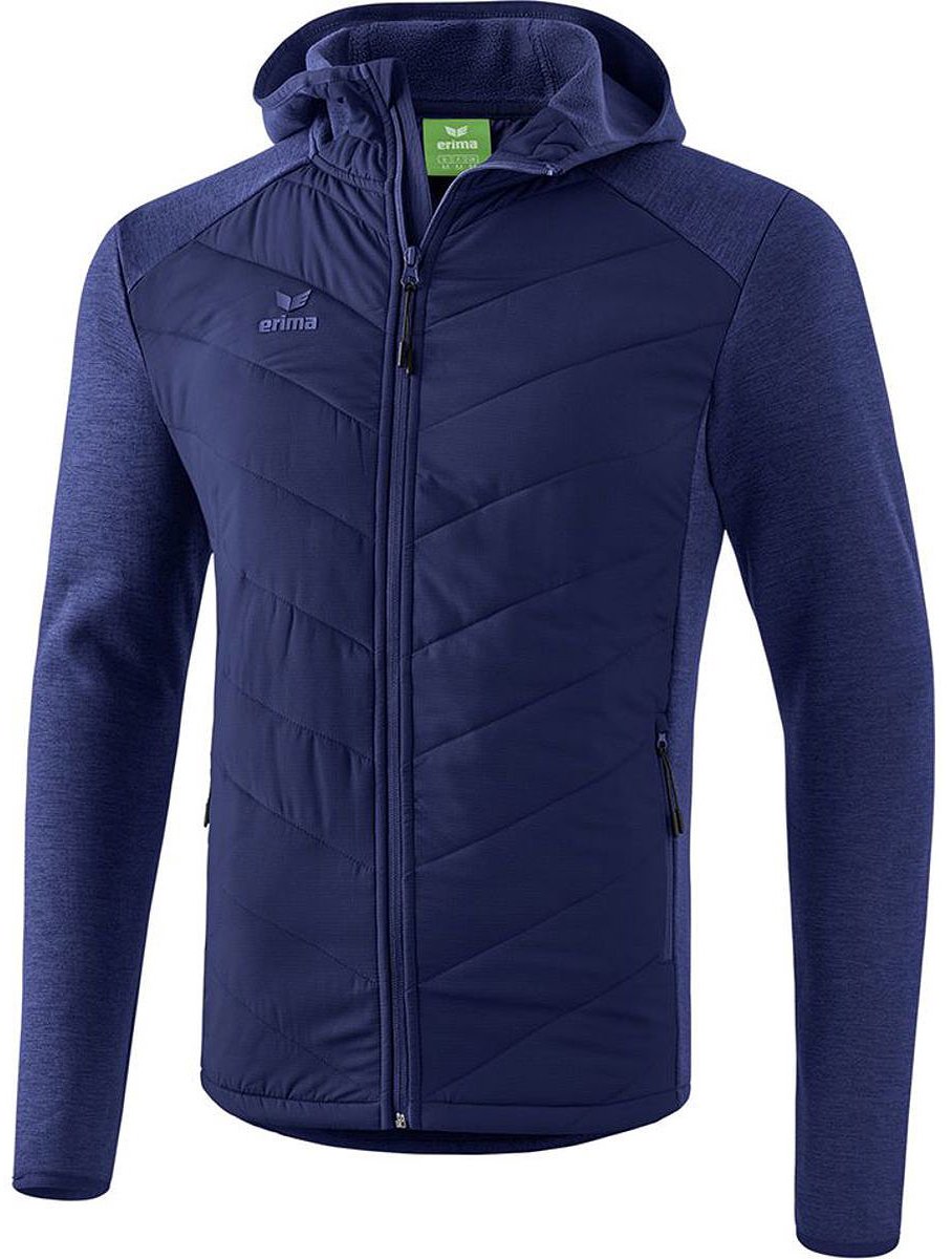 Erima Basic Doorgestikt Jack Jassen donker 3XL Blauw