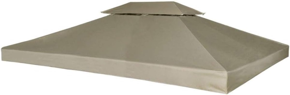 Paviljoen Afdekking - Reserve Top - Buiten Ontspannen - 100% Waterdicht - 3 x 4 Meter - Beige