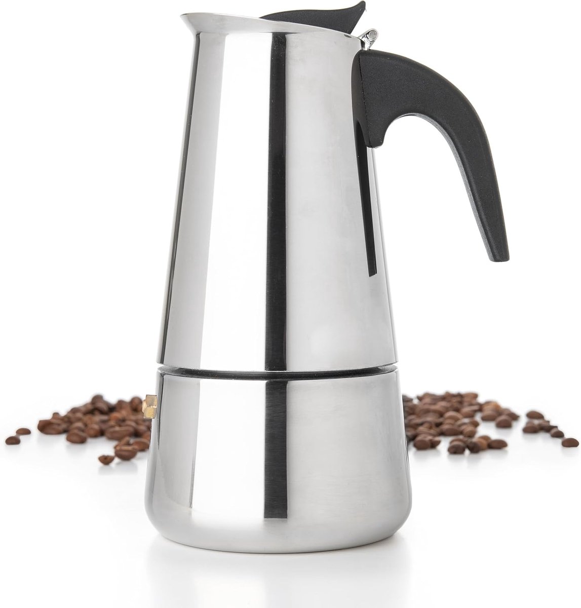 100ml Roestvrijstalen Fornuis Moka Percolator - Espresso & Latte Koffiemachine, Duurzame Cafetiere voor Thuisgebruik