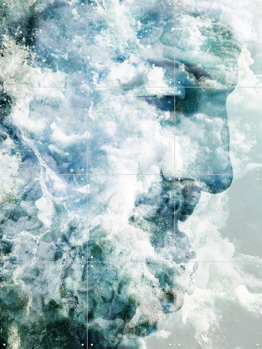 IXXI Seaman, Angelo Cerantola - 60 x 80 cm - Gratis ophangtool - Grote wanddecoratie en posters - Abstract, Digitale Kunst, Fotografie, Grafisch