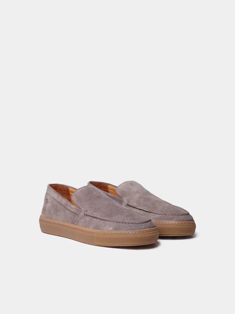 Suède loafers voor heren met rubberen zool | JOAN