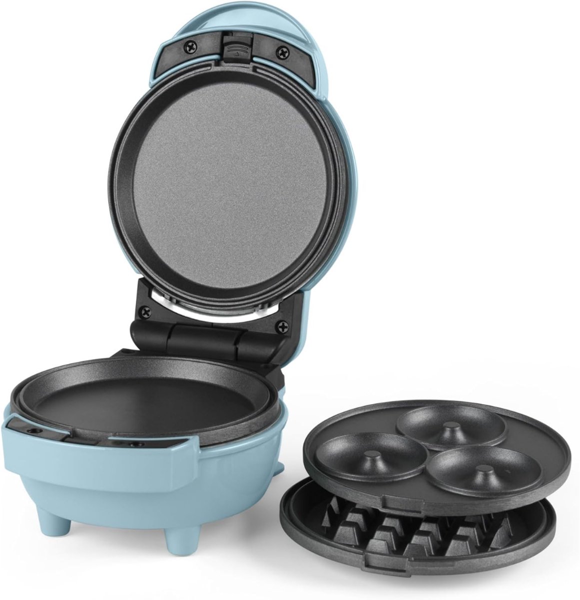 Aura® Pannenkoekenmaker - Pancake maker - Pannenkoek - Blauw - 17cm x 13cm x 9cm