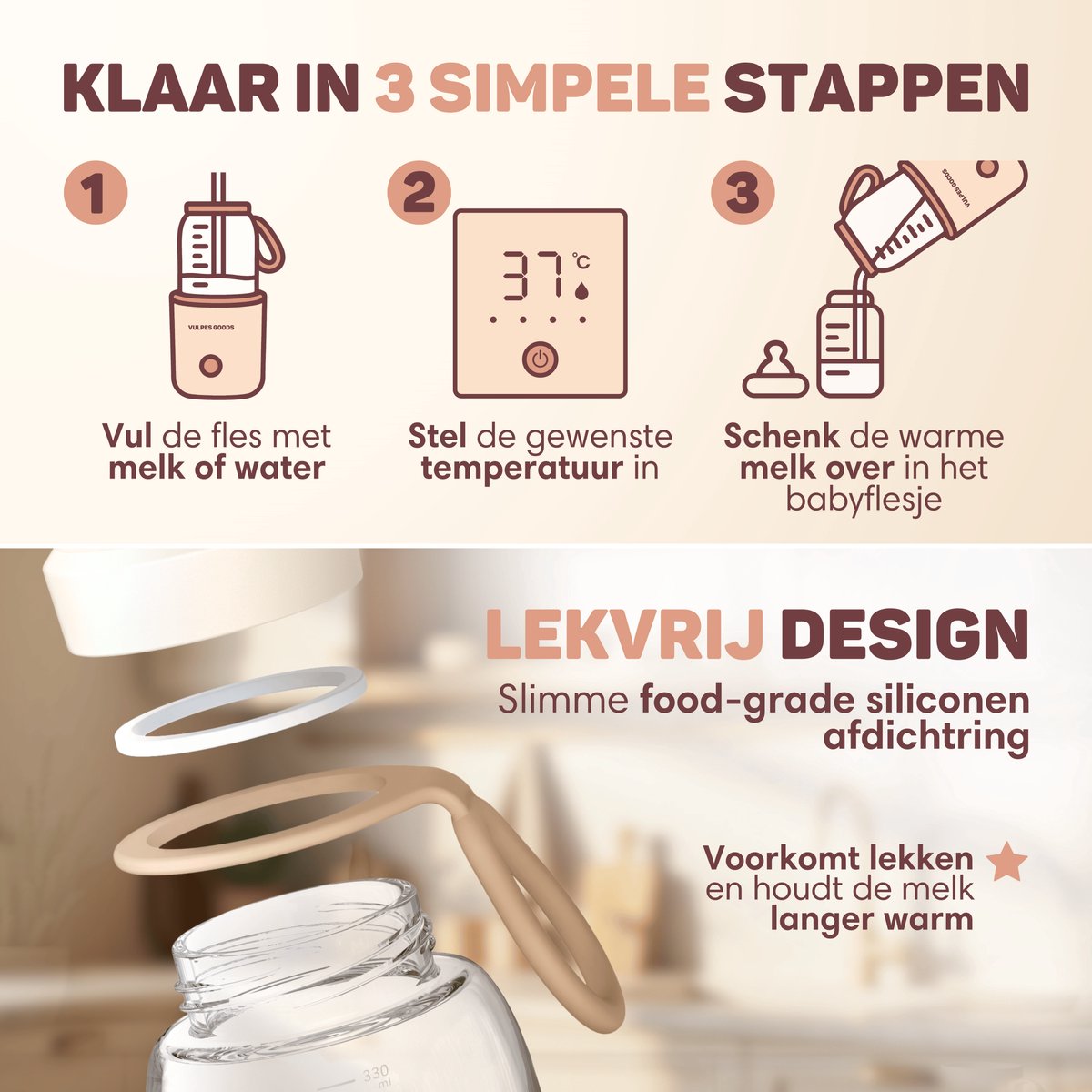 Vulpes Goods Babycare - Flessenwarmer Elite thumbnail 5